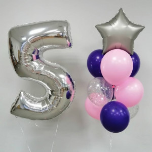 Воздушные шары на 5 лет