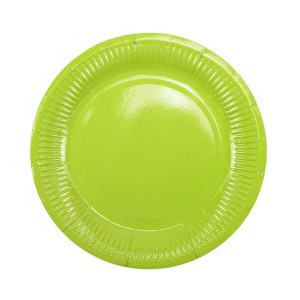 Тарелки бумажные ламинированные Green 18см